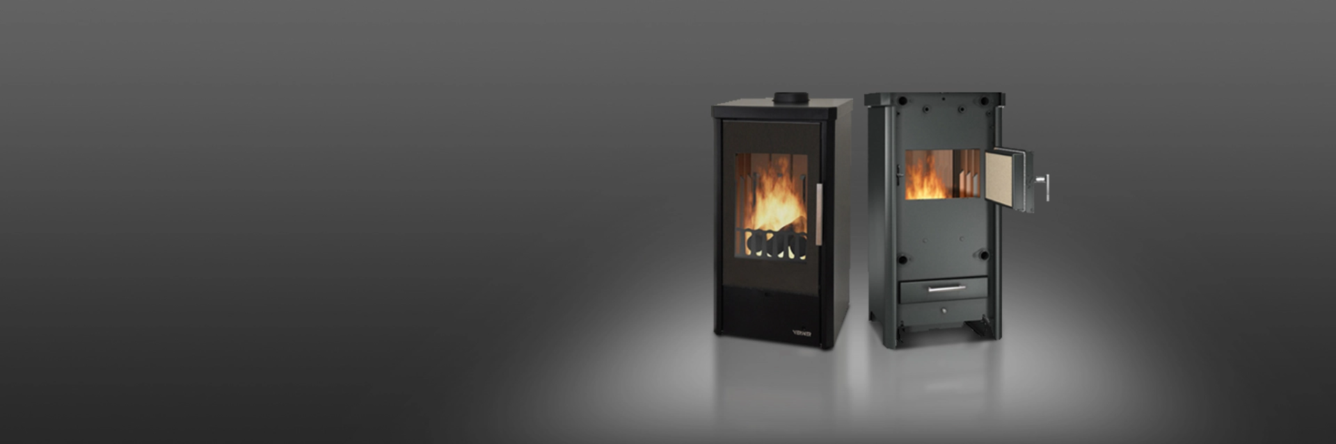 Interior boilers and fireplace stoves with exchanger